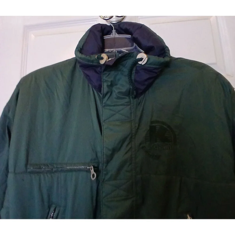 Kaelin Green Entrant GII FullBody Ski Suit Mens Medium Insulated  VTG 80s NOS